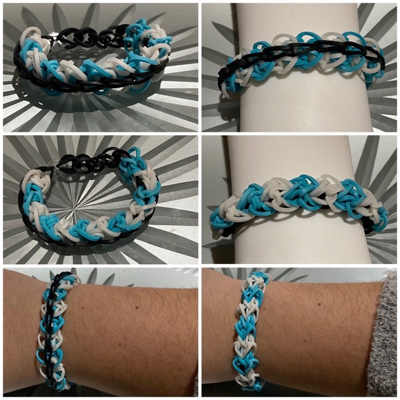 Flamepixie_ Other - [💙🆓]  3/10$ 🛍 Handmade Rainbow Loom bracelet 🌈💖